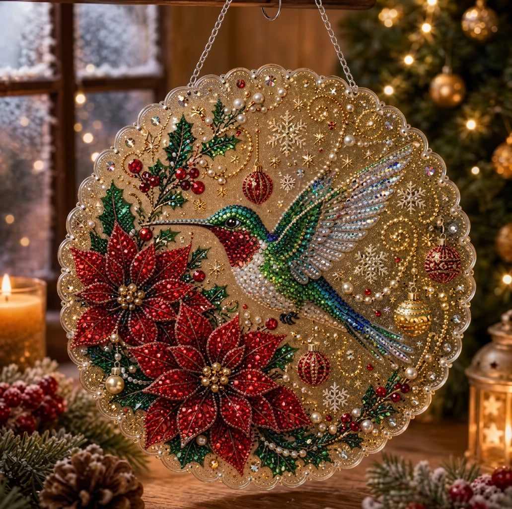 DIY Christmas 3D Diamond Suncatcher Kit
