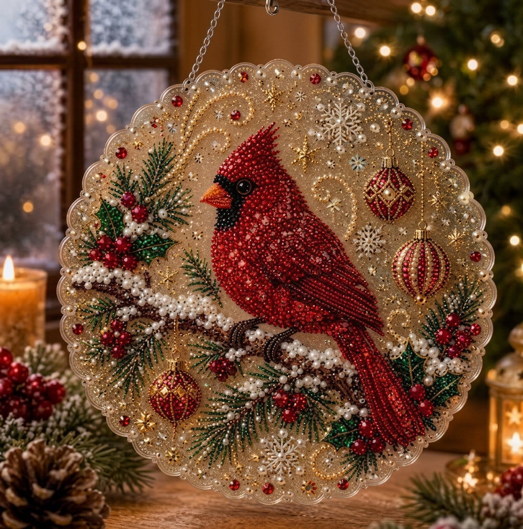 DIY Christmas 3D Diamond Suncatcher Kit