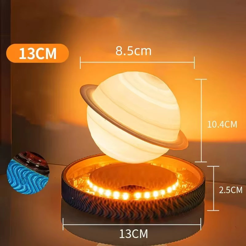 Levitating Saturn™ Lamp – Magnetic Floating Planet Desk Light