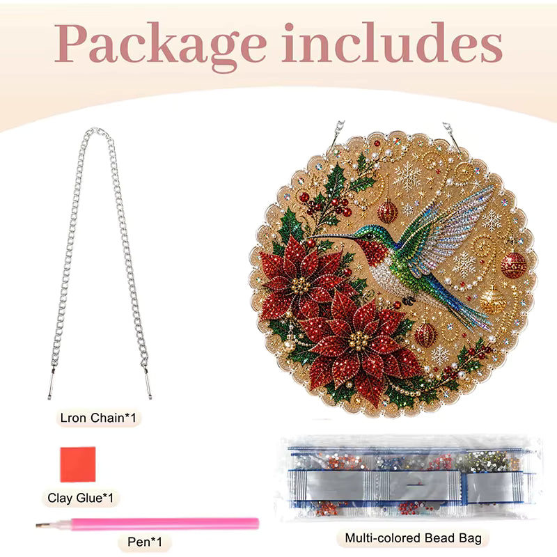 DIY Christmas 3D Diamond Suncatcher Kit