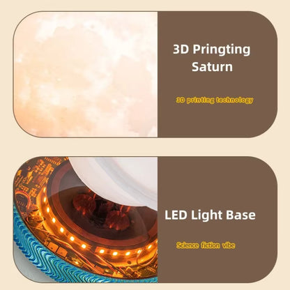 Levitating Saturn™ Lamp – Magnetic Floating Planet Desk Light