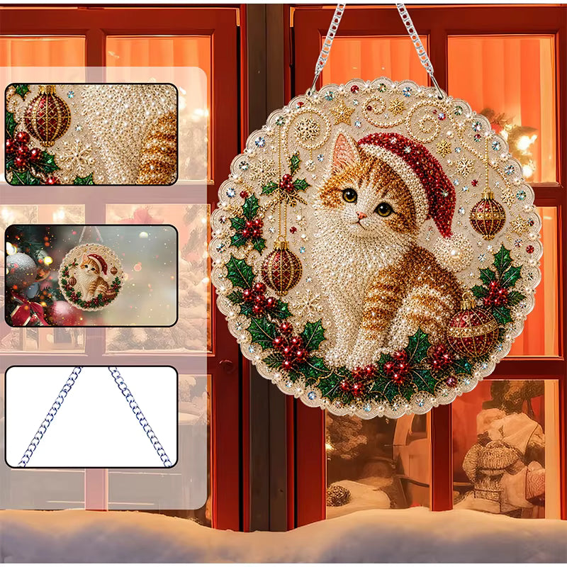 DIY Christmas 3D Diamond Suncatcher Kit