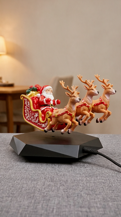 Magnetic Levitation Santa Sleigh – Floating Christmas Decoration