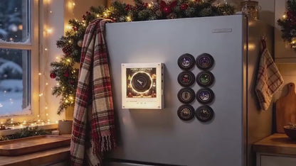 Christmas Mini Vinyl Player with 9 NFC Music Discs